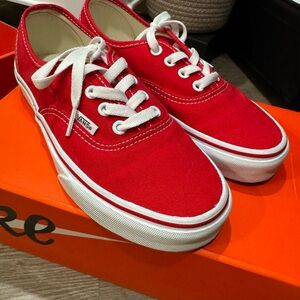 Vans Red “The Authentic” Sneaker